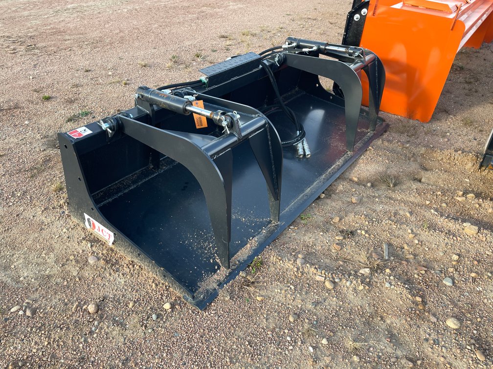 84" Smooth Faced Grapple Bucket Attachment