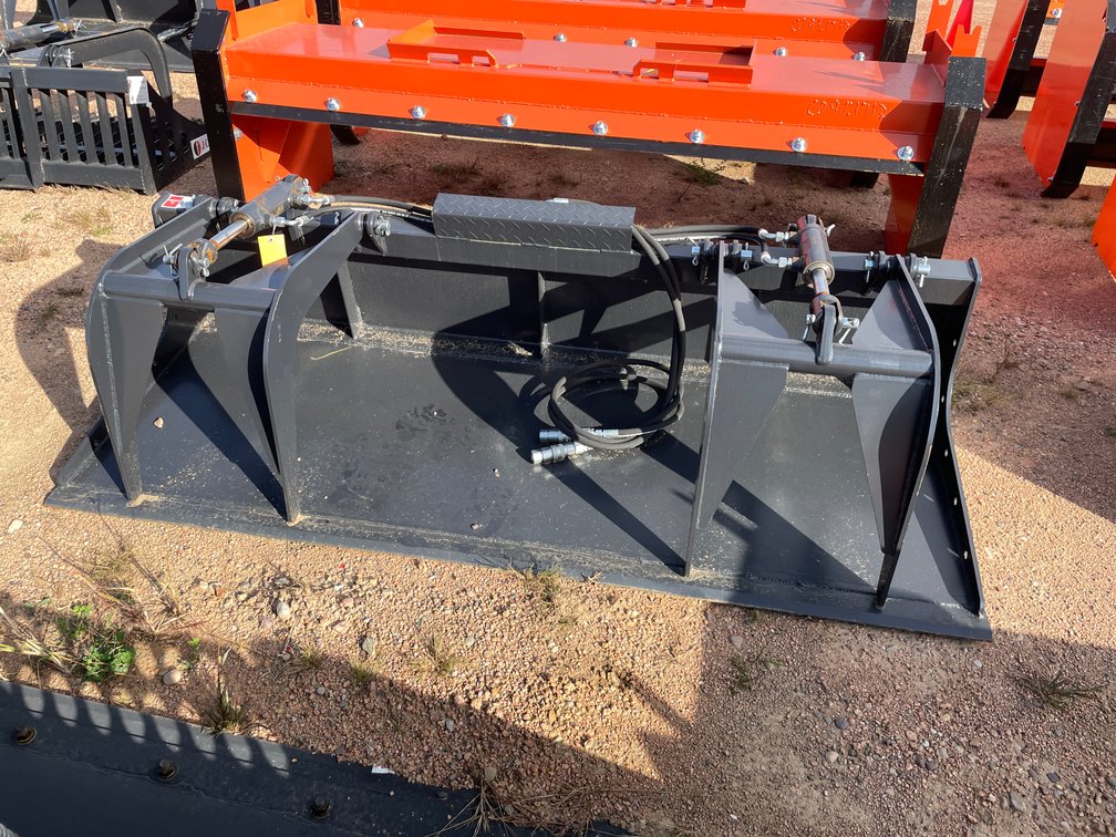 84" Smooth Faced Grapple Bucket Attachment