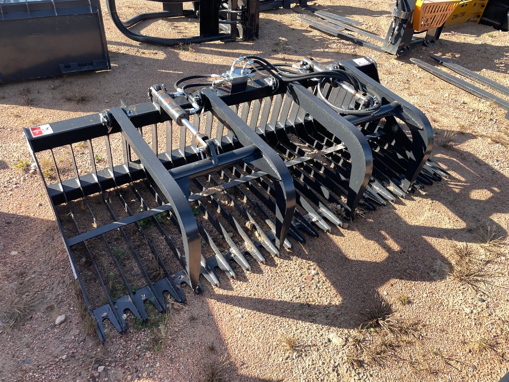 84" Skeletal Rock Grapple Bucket Attachment