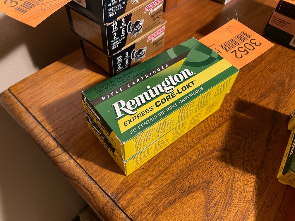 (2) Boxes Of Remington Core-Lokt 30/30 Win Ammunition