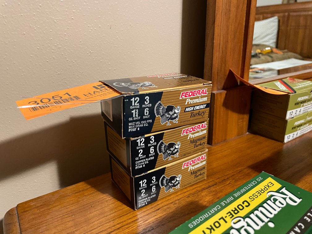 (3) Boxes of Federal Premium Turkey Loads