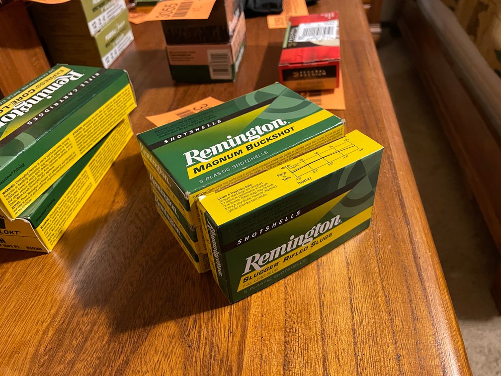 (4) Boxes of Remington 12 Guage Ammunition