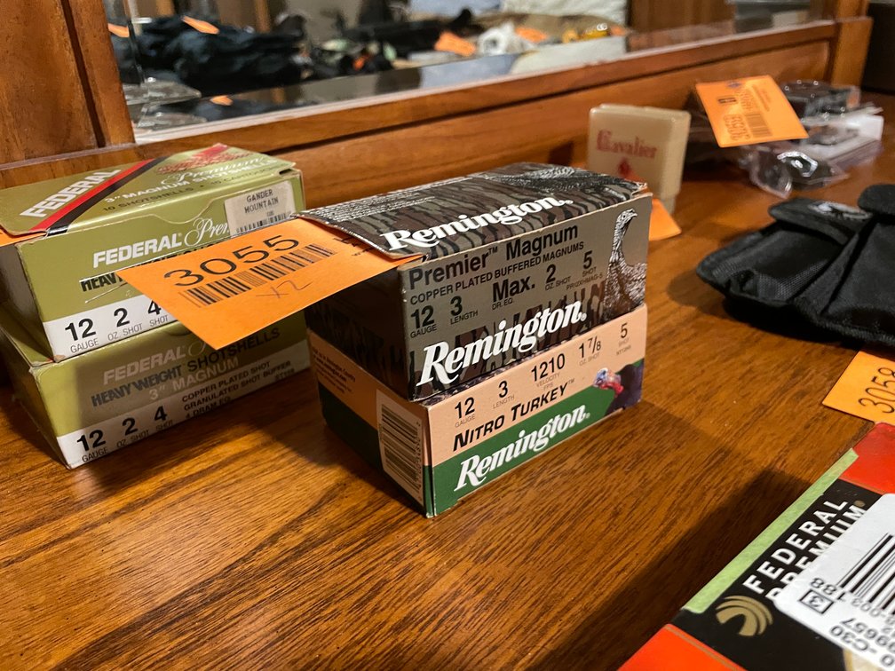 (2) Boxes of Remington Turkey Ammunition