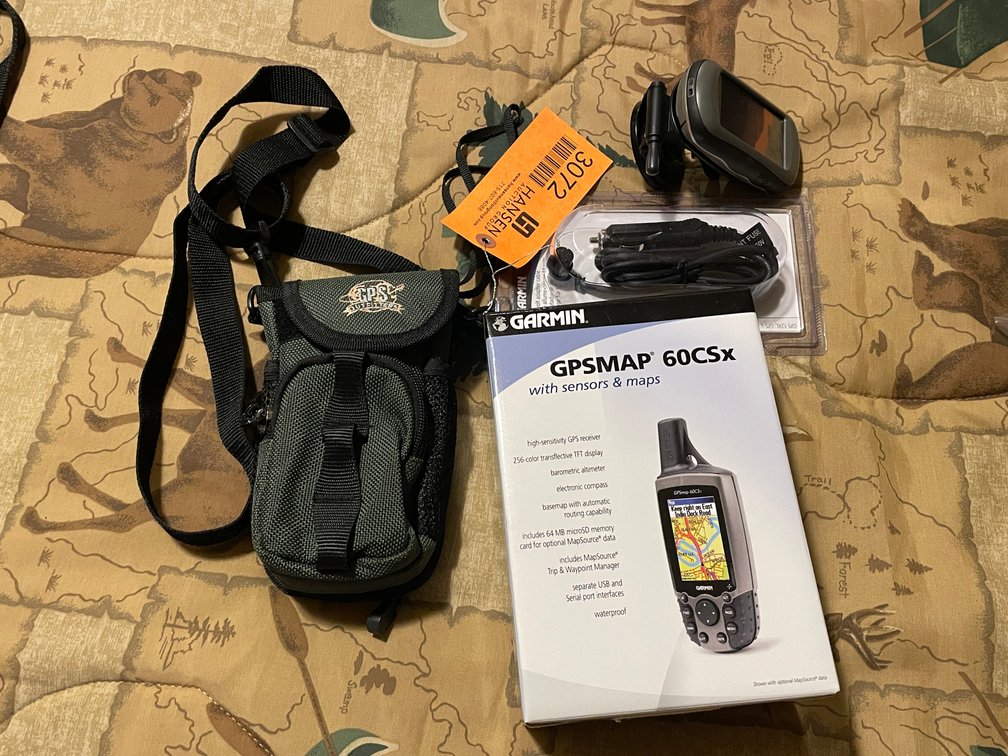(2) Garmin GPSMap 60CSX Devices