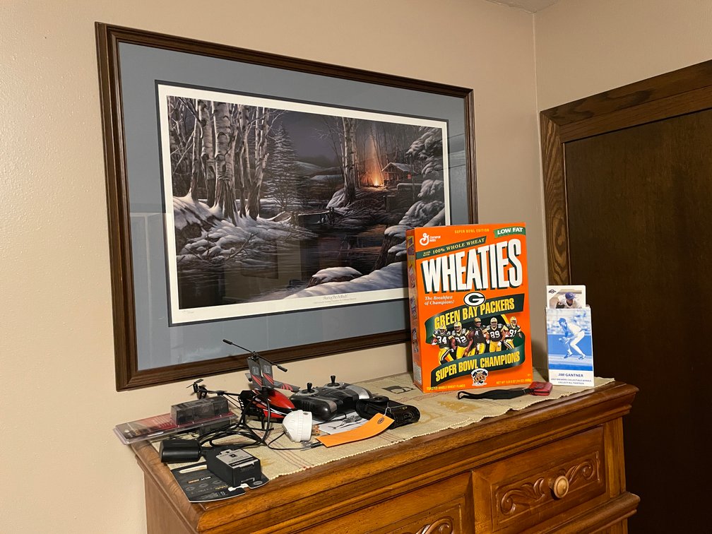 (2) Outdoor Prints in Frames and Misc. Household D\uFFFdcor