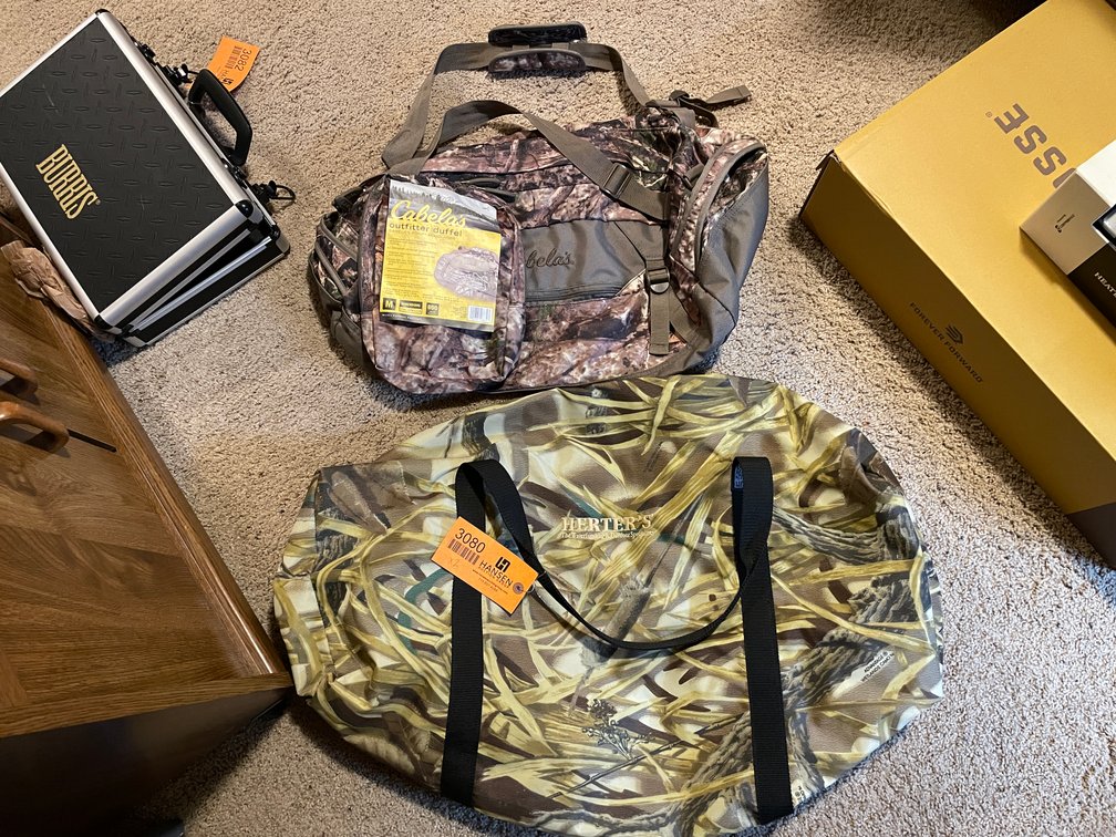 (2) Outfitter Duffel Bags and More