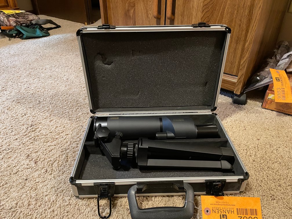 Burris Spotting Scope with Tripod and Hard Case