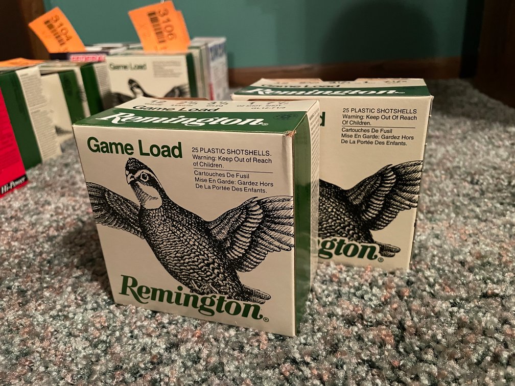 (2) Boxes of Remington Game Load 12 Guage