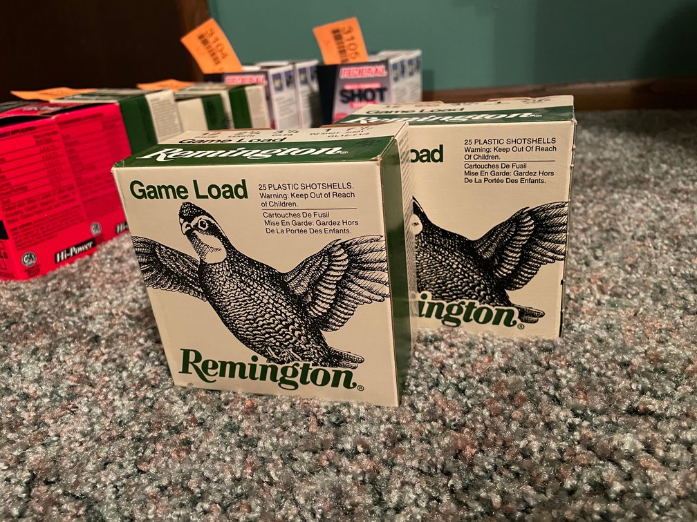 (2) Boxes of Remington Game Load 12 Guage