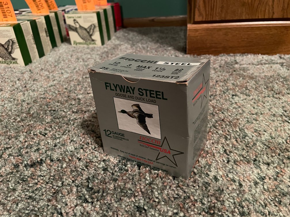 Box of Fiocchi 12 Guage Ammunition