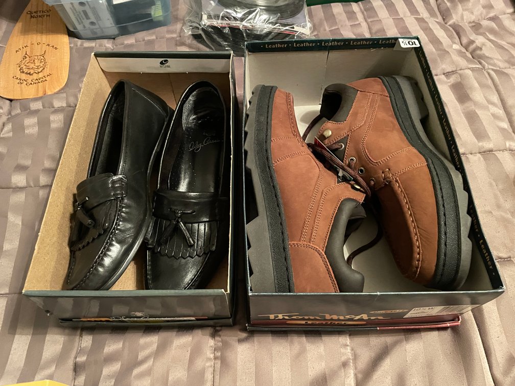 (2) Pairs of Men's 10 1/2 Shoes 