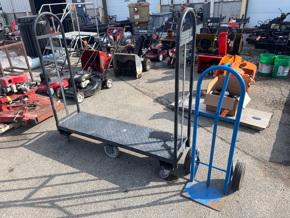 (2) Part Carts Dollys (O4)