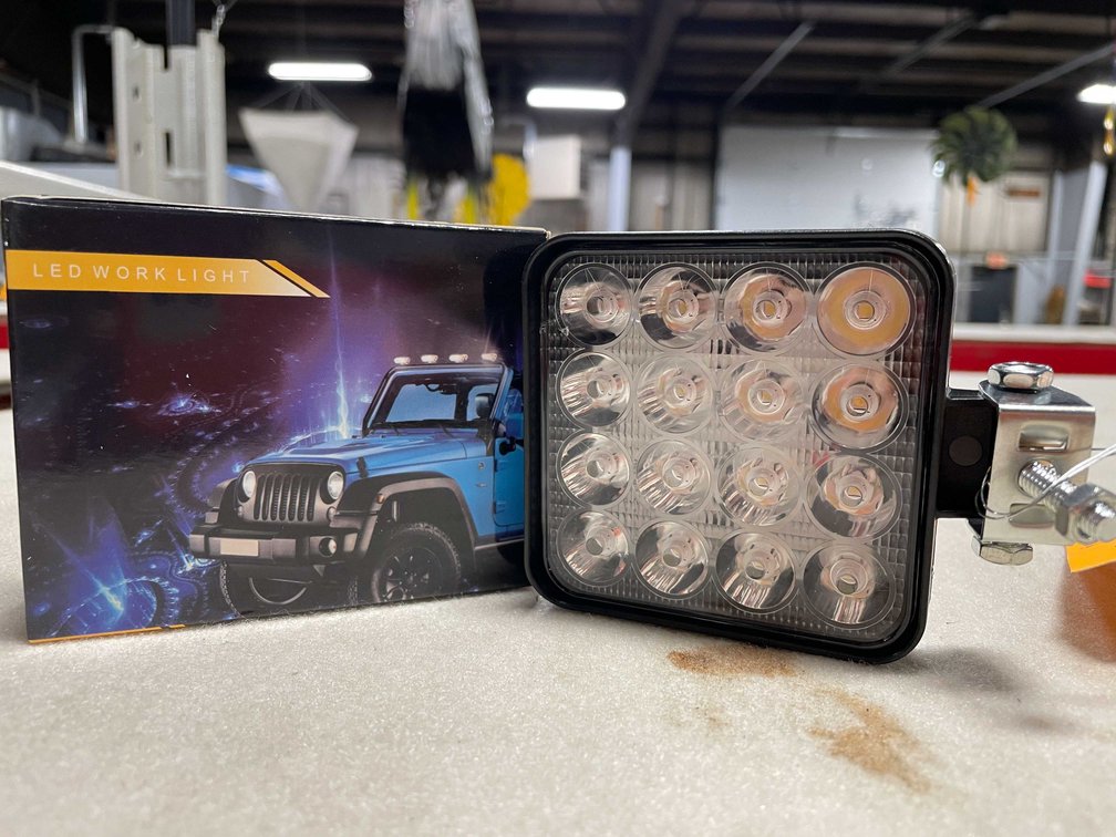 (2) LED 3.5" Work Lights, 12/24vdc (T3)