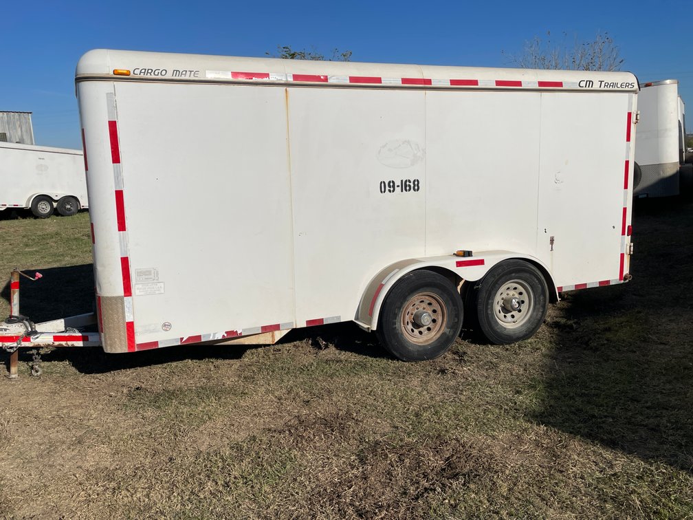 2013 Cargo Mate Enclosed Cargo Trailer (Trailer #09168) (Has TX Title)