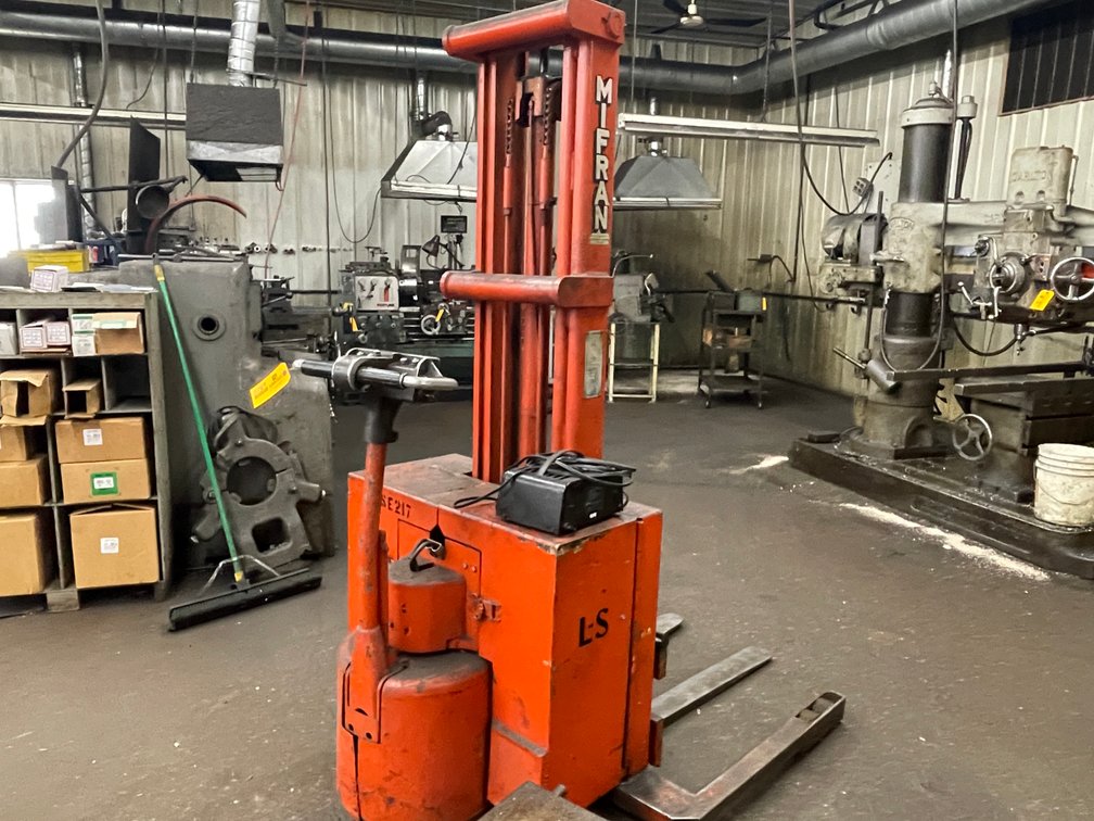 Lewis Shepard Walk Behind Pallet Stacker