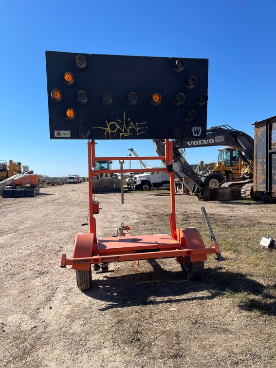 2018 Wanco Arrow Board (Trailer #37177), (No Title)