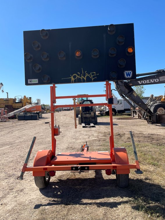2018 Wanco Arrow Board (Trailer #37165), (No Title)