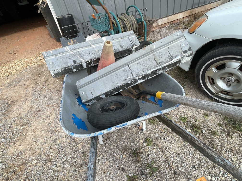 Wheelbarrow and Contents 