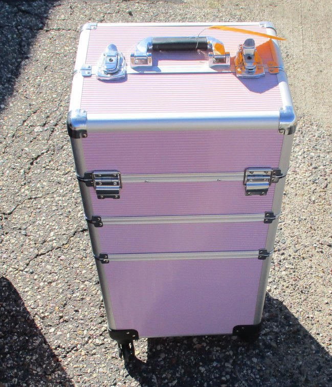 Rolling Makeup Train Case