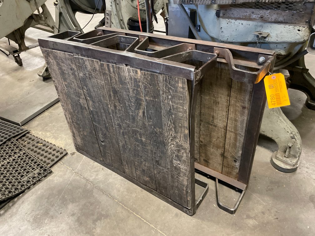 (2) Industrial Steel Frame Platforms