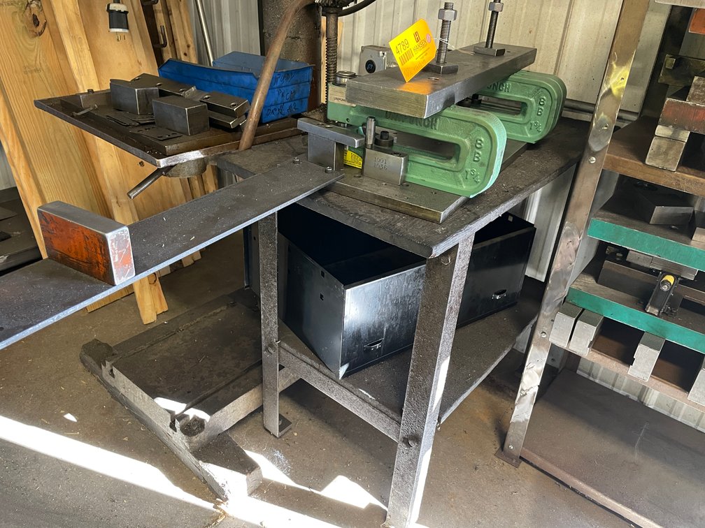 Steel Work Table and Unipunch Metal Punches