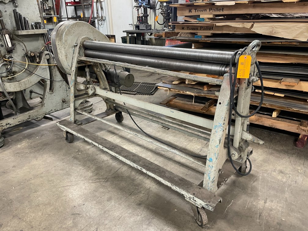 1956 Lown 60" 3-Roll Sheet Bender