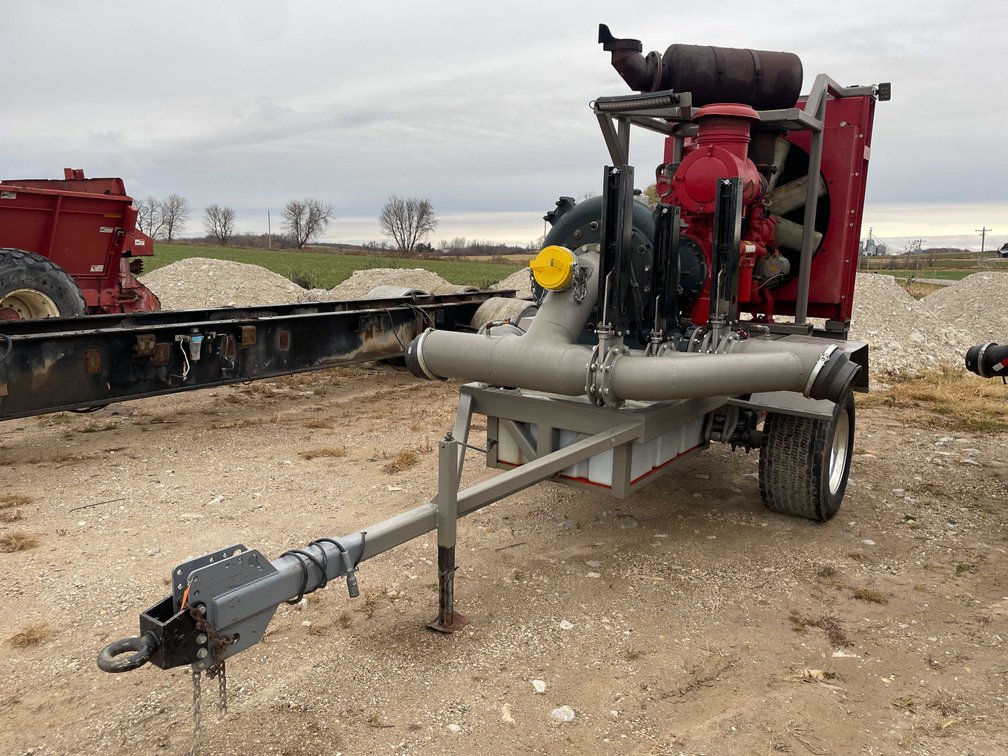 Cat Powered Booster Pump Trailer (No Title) (New Holstein, WI)