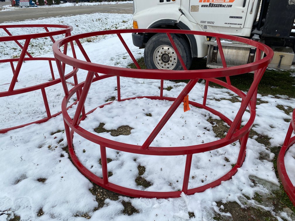 New Steel Hay Feeder Ring (St. Nazianz, WI)