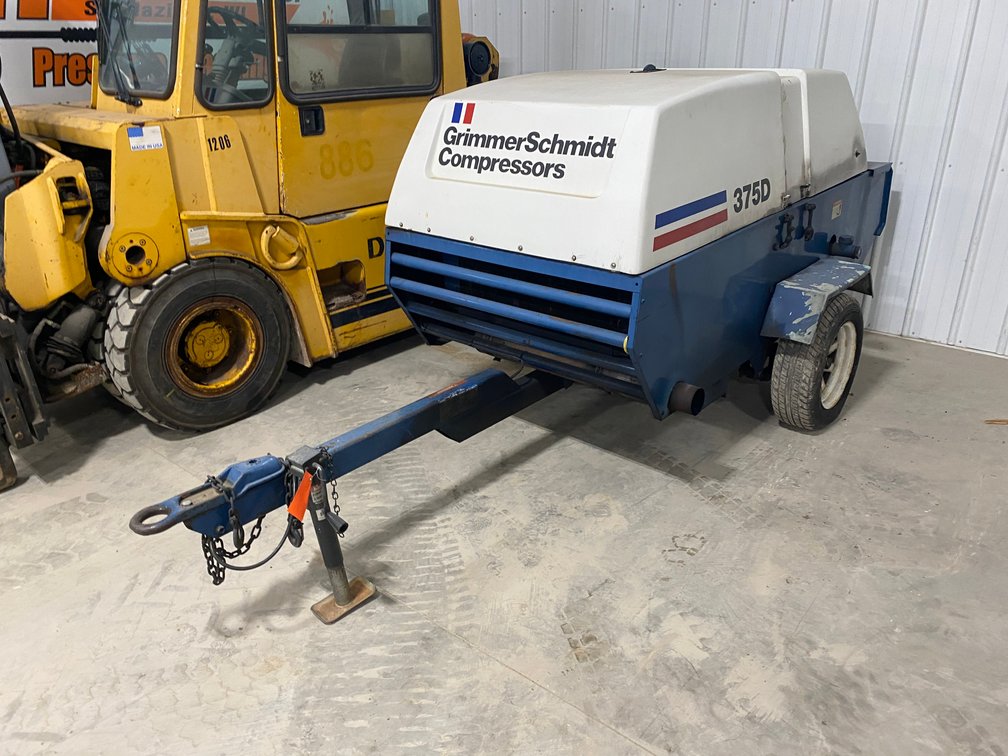 Grimmer Schmidt 375D Towable Air Compressor (St. Nazianz, WI)