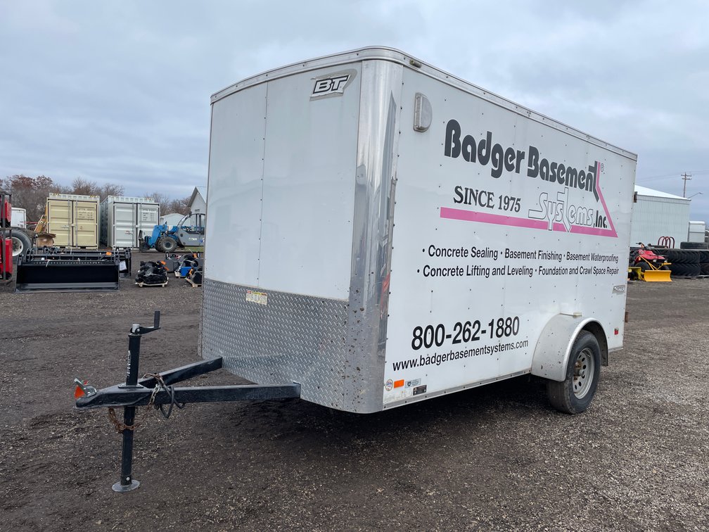 12' Single Axle Enclosed Trailer (No Title)