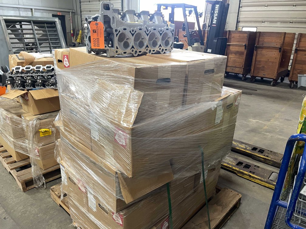 Pallet of (20) Mopar Cylinder Heads (E)
