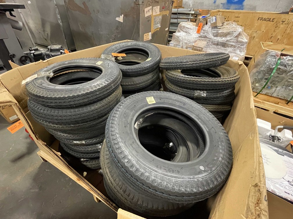 Pallet of Trailer Tires (F)