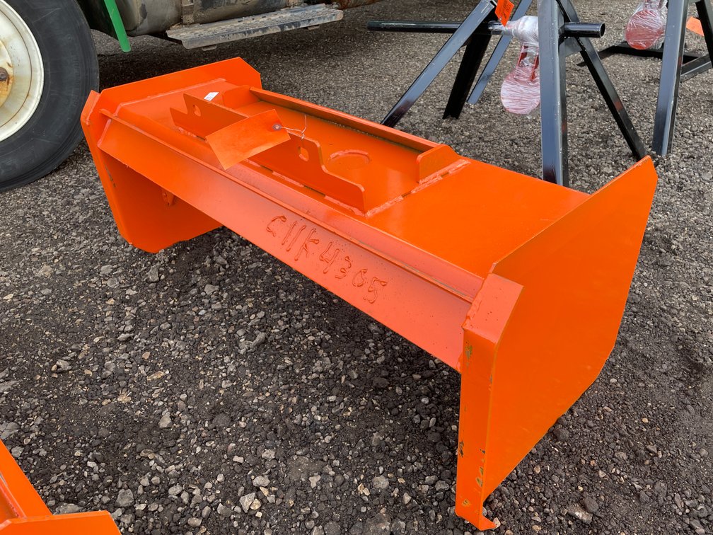 Mini Skidsteer Snow Pusher