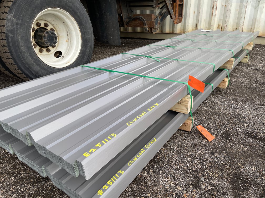 12' Sheets of Steel Siding