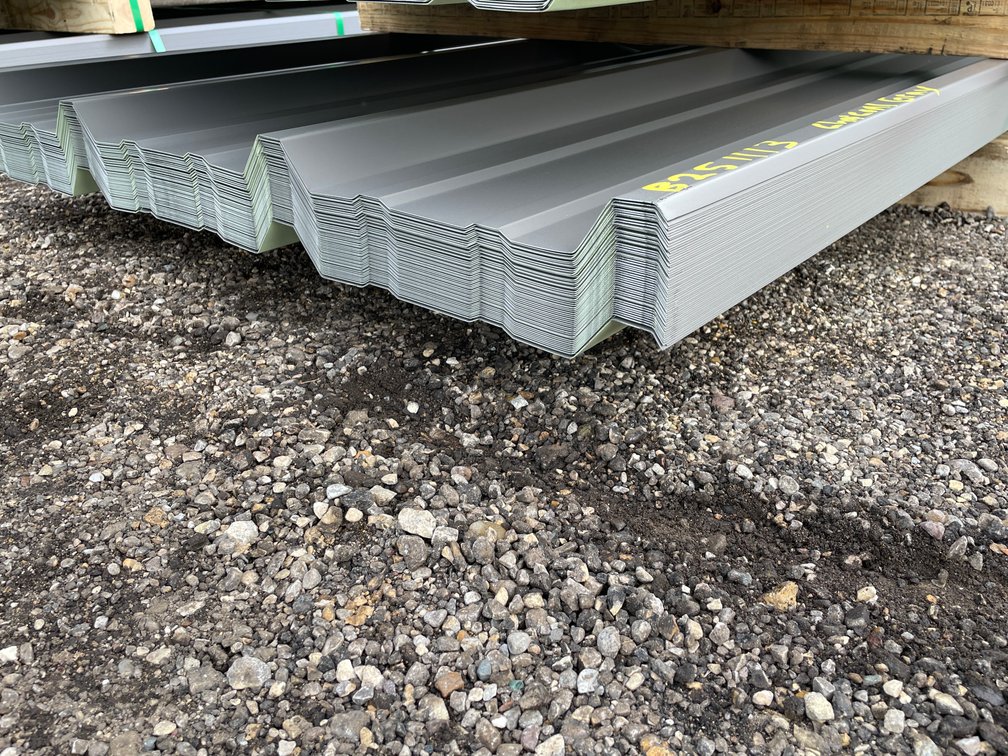 12' Sheets of Steel Siding