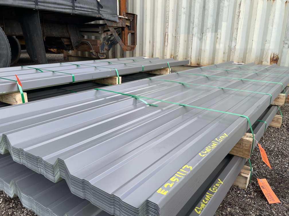 12' Sheets of Steel Siding