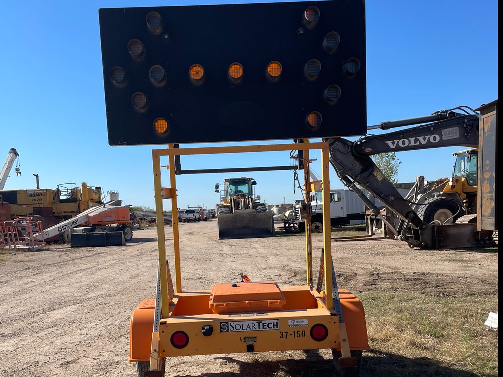 2018 Solar Tech Arrow Board (Trailer #37150), No Title