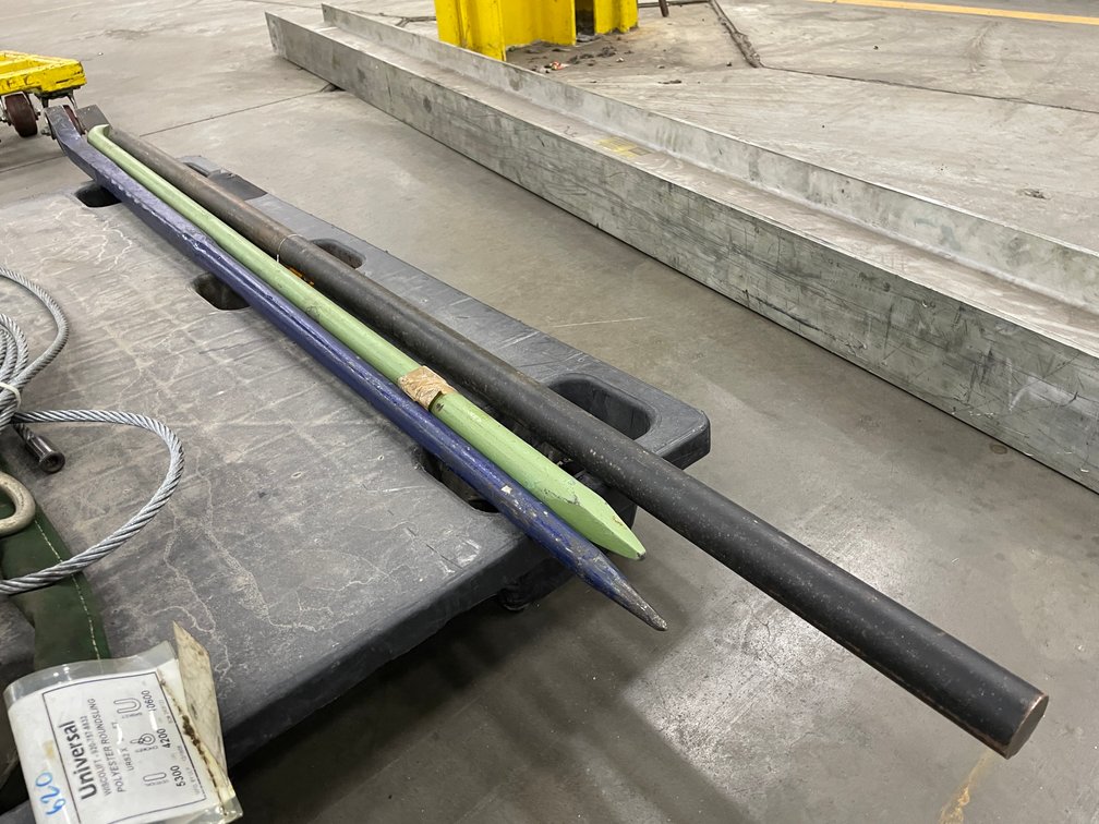 (3) Heavy Duty Pry Bars