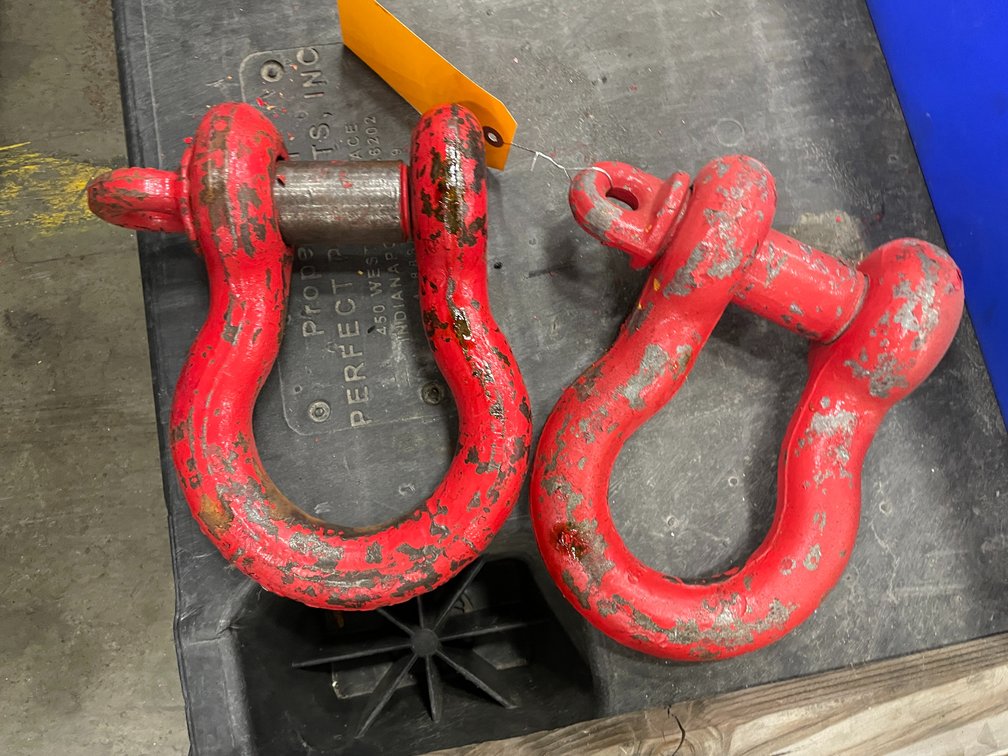 (2) Large Chicago Clevis's