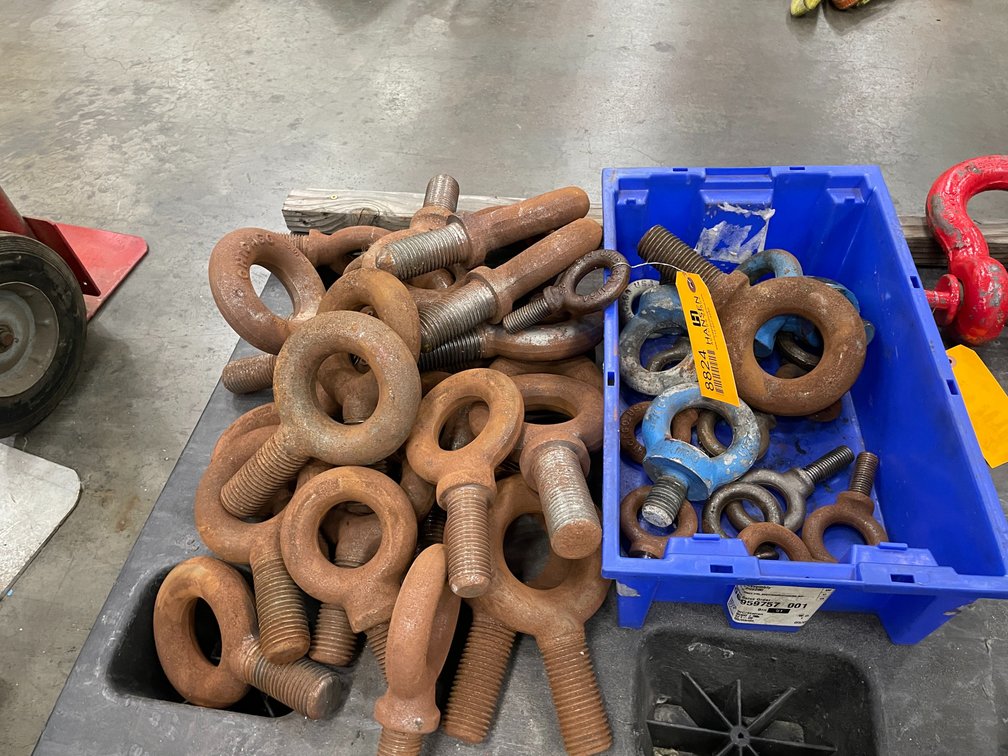 Large Assortment of Eye Bolts