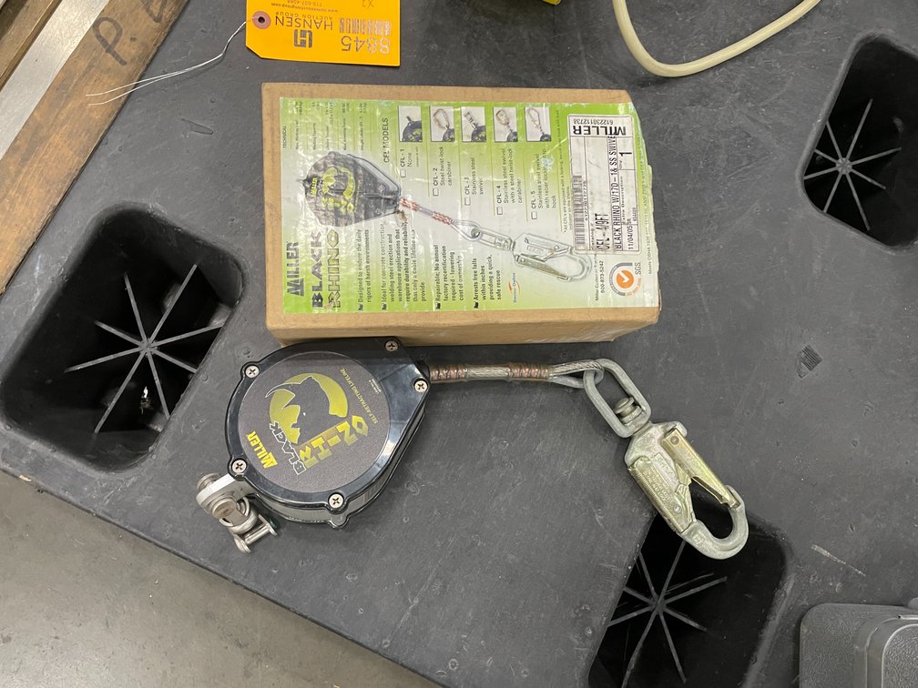 (2) Miller Black Rhino Safety Lifeline