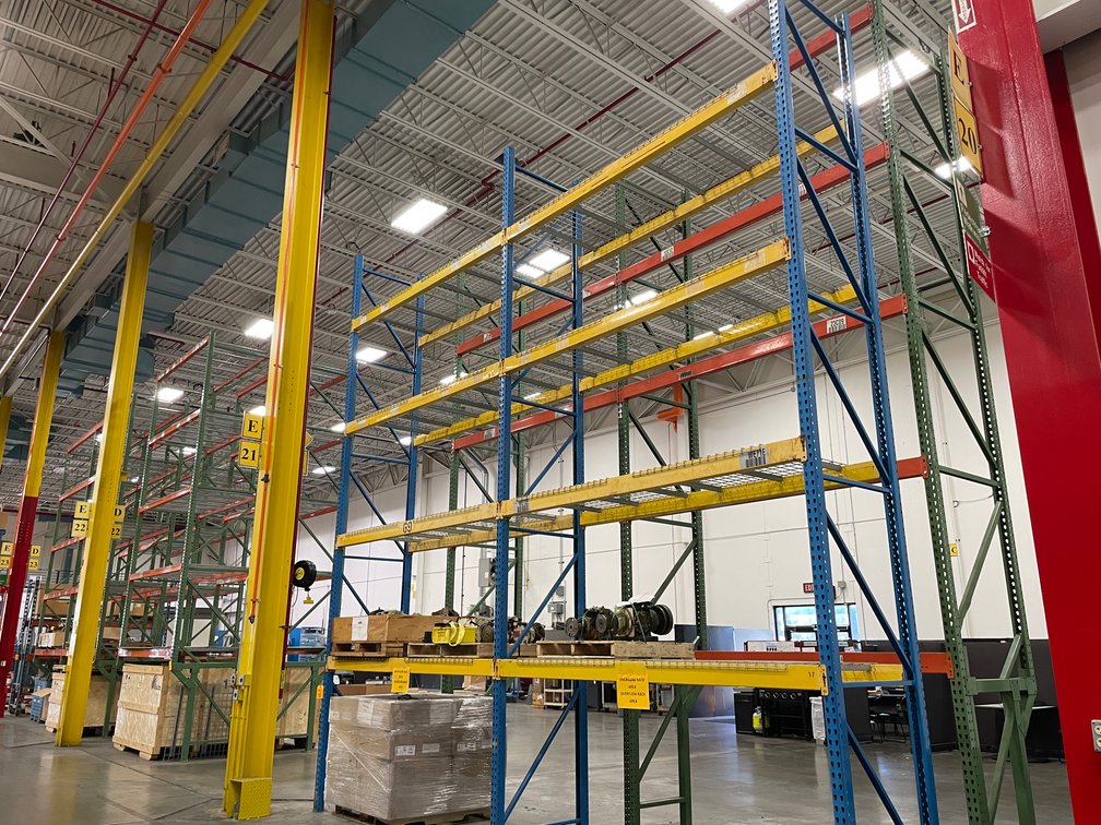 (2) Sections of Pallet Racking