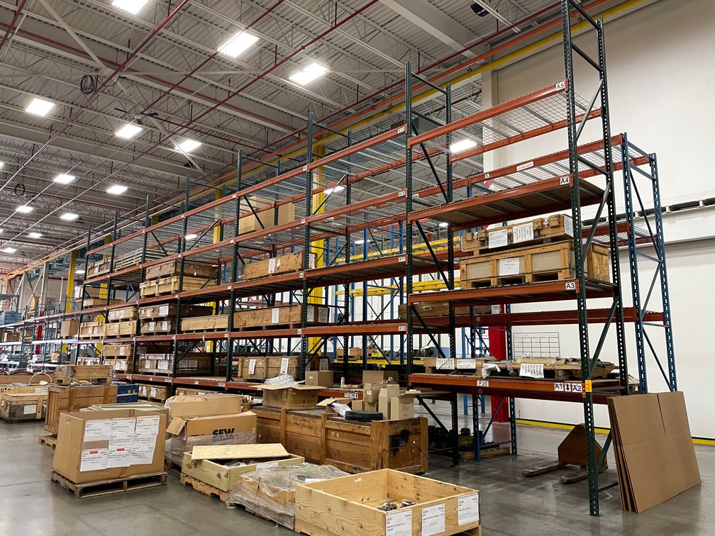 (7) Sections of Pallet Racking