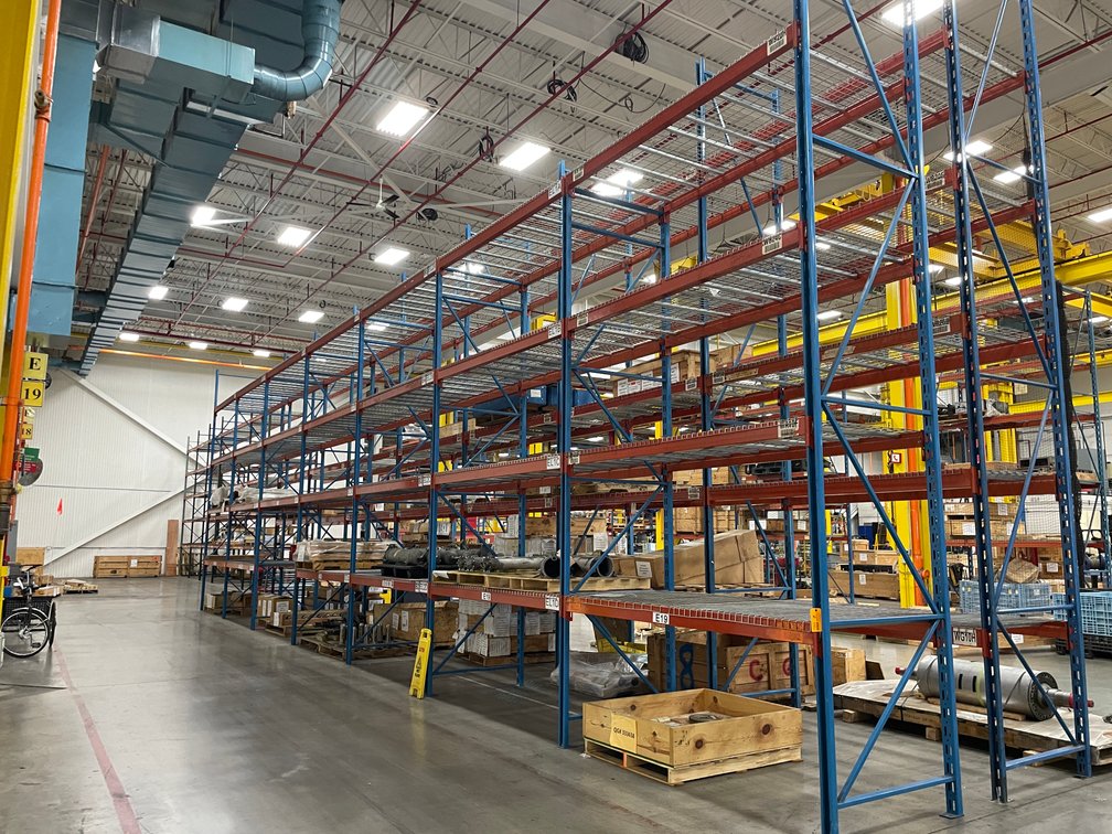 (7) Sections of Pallet Racking