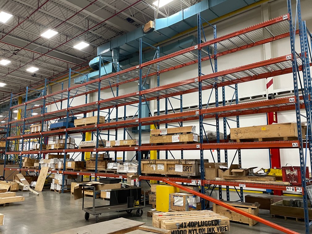 (7) Sections of Pallet Racking