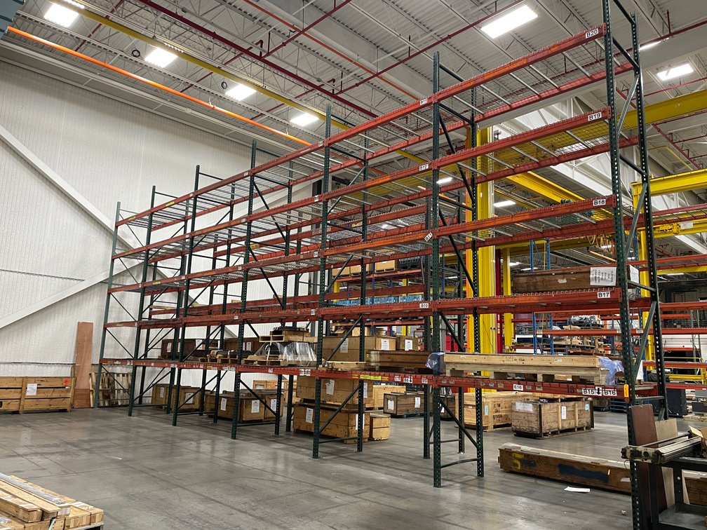 (6) Sections of Pallet Racking