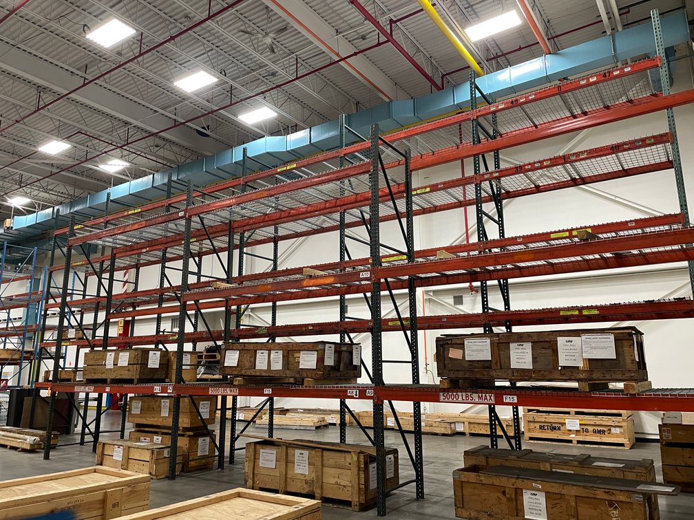 (3) Sections of Pallet Racking