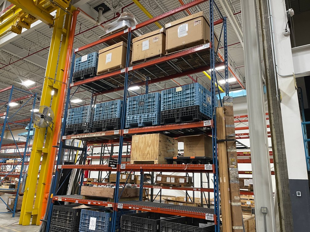 (2) Sections of Pallet Racking