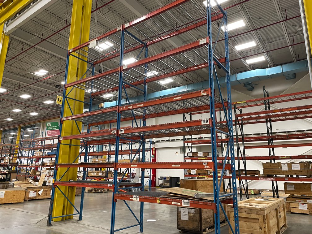 (2) Sections of Pallet Racking