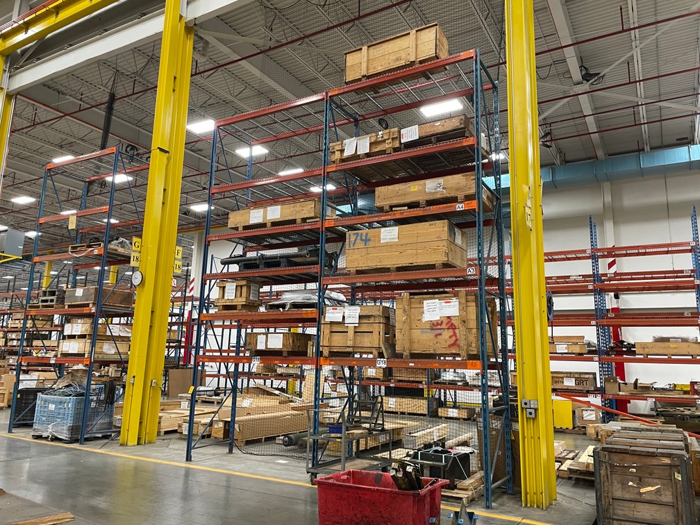 (2) Sections of Pallet Racking